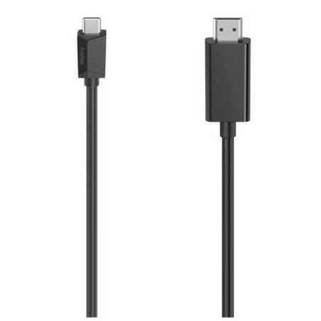 Hama USB-C Male to HDMI Male Cable, Ultra-HD 4K, 1.5 Metre