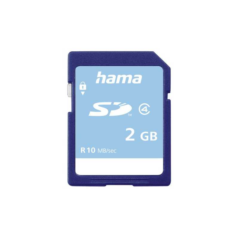 Hama 2GB SD Card, Class 4, 10MB/s