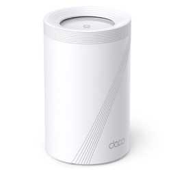 TP-LINK (DECO BE65) BE9300 Tri-Band Whole Home Mesh Wi-Fi 7 System, Single Unit, 4x 2.5G Ports, MLO, Wireless/Wired Combined Bac