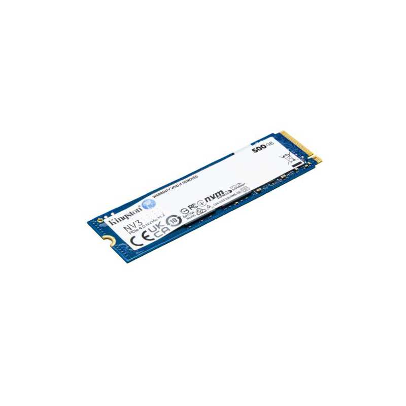 Kingston 500GB NV3 M.2 NVMe Gen4 SSD, M.2 2280, PCIe4, R/W  5000/3000 MB/s