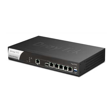 DrayTek V2962-K Vigor 2962 Wired 2.5GbE Dual-WAN Firewall Router and VPN Concentrator