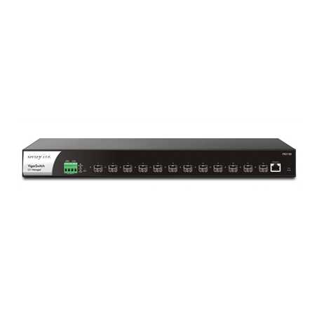 DrayTek FX2120 VigorSwitch 12-Port Layer 2+ Managed Rackmount 10-Gigabit SFP+ Switch