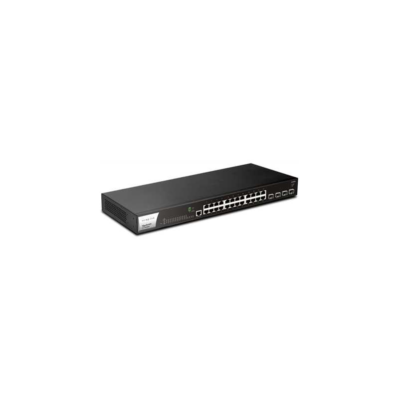 DrayTek VSG2282X-K VigorSwitch G2282x 24 Port Non-POE Fully Managed Layer 2+ Switch with 4x 10GbE SFP Ports