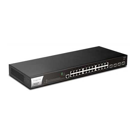 DrayTek VSG2282X-K VigorSwitch G2282x 24 Port Non-POE Fully Managed Layer 2+ Switch with 4x 10GbE SFP Ports