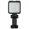 Hama 49 BD Portable LED Light, Phone Holder, 6.4mm Tripod Thread, Flash Shoe Foot