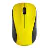 Hama MW-300 V2 Wireless Optical Mouse, 3 Buttons, Quiet, Ambidextrous, Yellow/Black