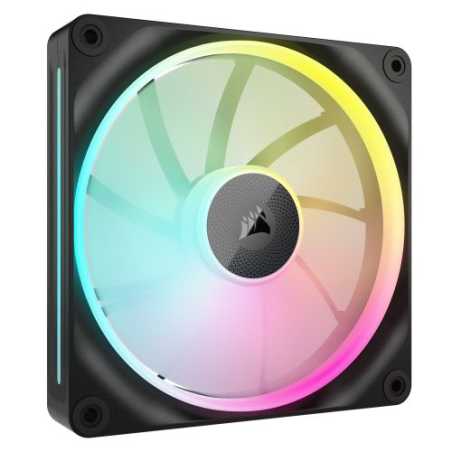 Corsair iCUE LINK LX140 14cm PWM RGB Case Fan, 18 RGB LEDs, Magnetic Dome Bearing, 2000 RPM, Black, Single Fan Expansion Kit