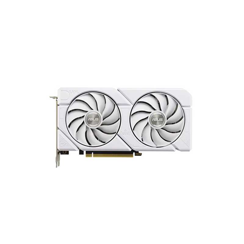 Asus DUAL RTX4070 SUPER EVO OC, PCIe4, 12GB DDR6X, HDMI, 3 DP, 2550MHz Clock, Overclocked, White