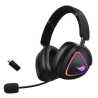 Asus ROG DELTA II Tri-Mode Wireless Gaming Headset, 2.4GHz/Btooth/3.5mm Jack, 50mm Titanium Drivers, DualFlow Audio, 110-Hour Ba