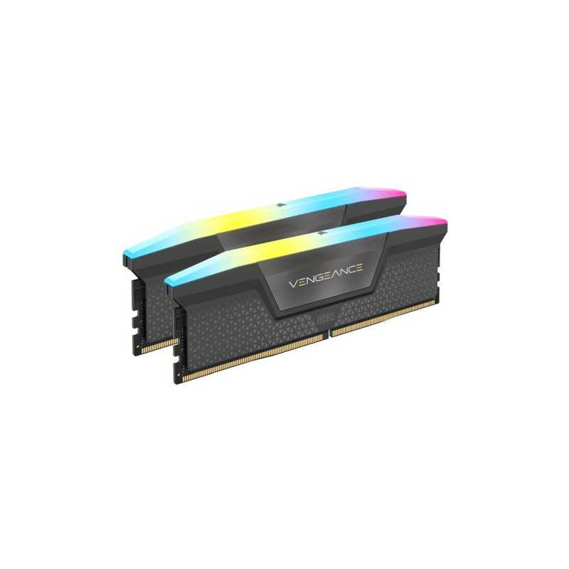 Corsair Vengeance RGB 32GB Kit (2 x 16GB), DDR5, 6000MHz (PC5-48000), CL36, 1.35V, PMIC, AMD Optimised, DIMM Memory