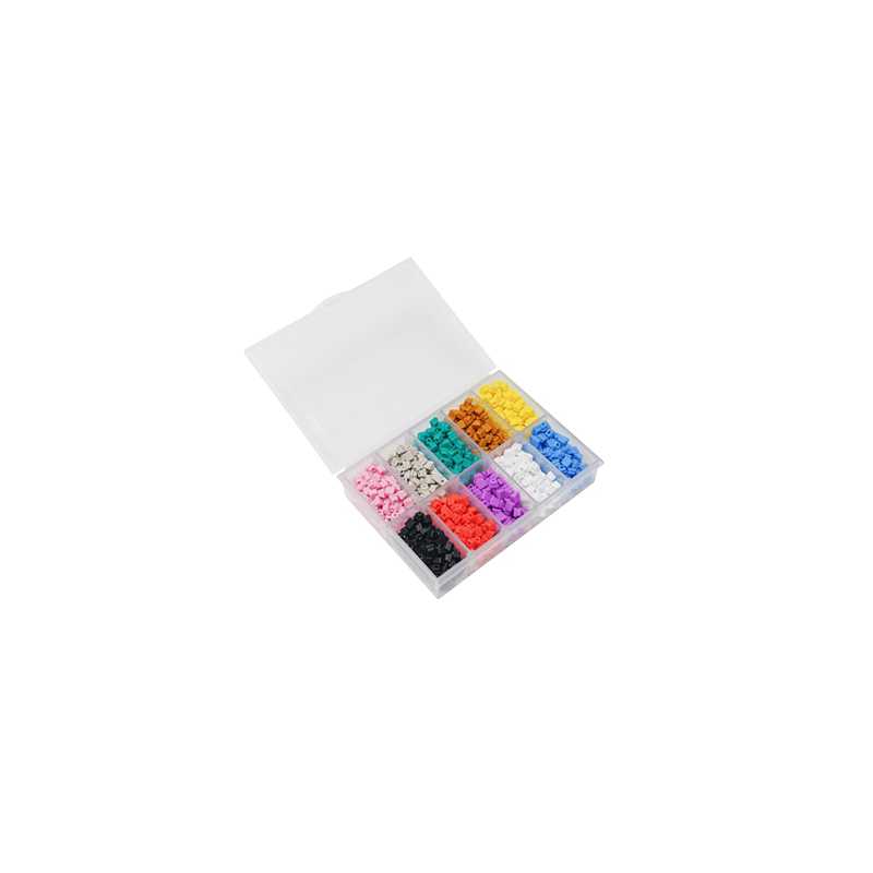 DeepCool PIXEL 10 Customisable Silicone Bits- Create Vibrant 8-Bit Mosaic Artwork with 10 Colour Options, Compatible with Multip