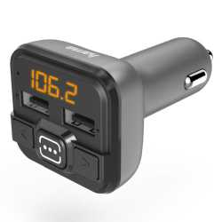 Hama FM Transmitter with Bluetooth, microSD Slot, 2x USB-A