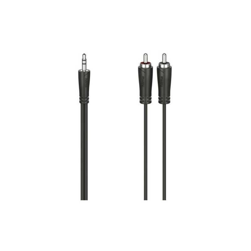 Hama 3.5mm Jack Plug to 2x RCA Plugs, 0.75 Metre