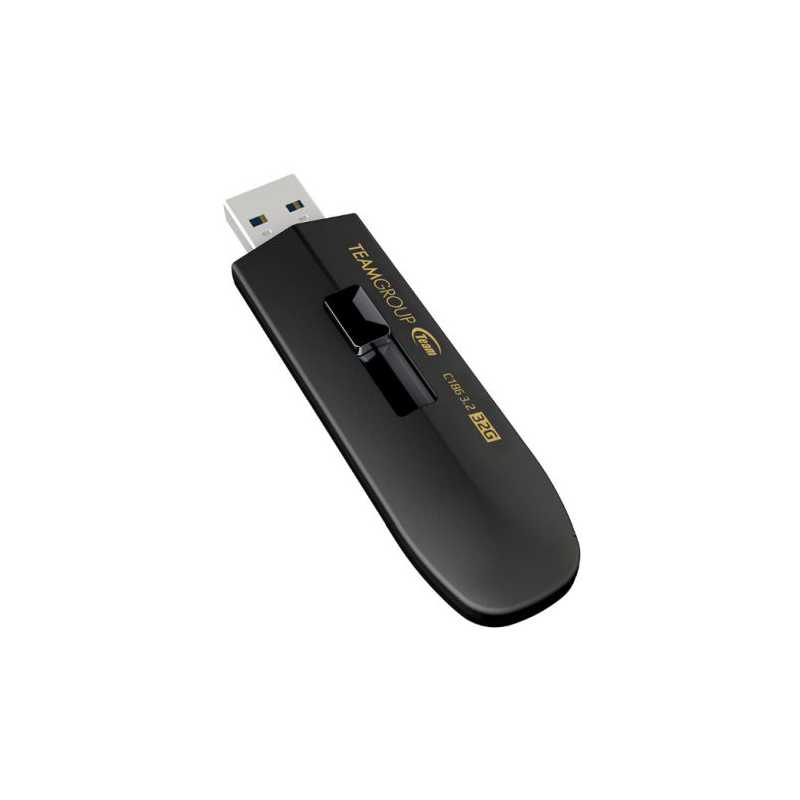 Team 32GB C186 USB 3.2 Gen1 Memory Pen, Retractable Design