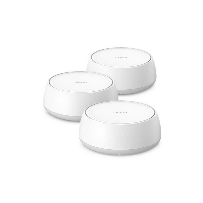 TP-LINK (DECO BE25) BE3600 Dual Band Whole Home Mesh Wi-Fi 7 System, 3 Pack, 2x 2.5G Ports, MLO, Wireless/Wired Combined Backhau