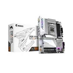 Gigabyte B650E AORUS ELITE X AX ICE AMD AM5 Socket Motherboard, ATX, 4x DDR5 Slots, 3x M.2 Sockets, 2x USB-C Port, Fitted I/O Sh