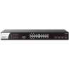 DrayTek VSPQ2200XB-K VigorSwitch PQ2200xb 16 Port 2.5 GbE POE+ Managed Layer 2+ Switch with 4x POE++ Ports and 4x 10GbE SFP+ Por