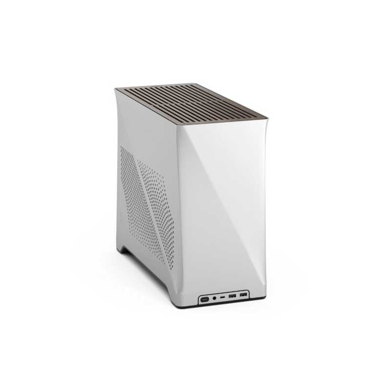 Fractal Design Era 2 ITX (Silver) Compact Case w/ Walnut Top, Mini ITX, Requires SFX/SFX-L PSU, 2 Fans, 3-Slot GPU & 280mm Radia