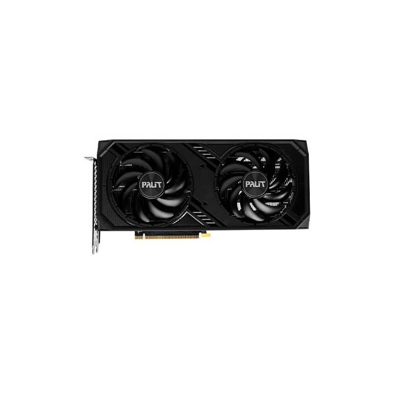 Palit RTX4070 DUAL OC,12GB DDR6, HDMI, 3 DP, 2505MHz Clock, Overclocked, RGB Lighting