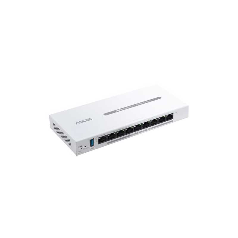 Asus (ExpertWiFi EBG19P) Gigabit PoE+ VPN Wired Router, Up to 3x WAN, USB, 8x PoE+ Ports, VLAN, Centralised Management