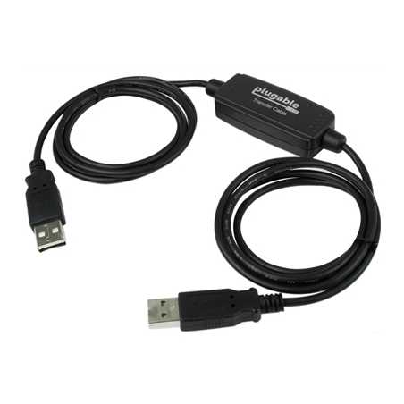 Plugable USB-EASY-TRAN Windows XP/Vista/7/8/8.1/10/11 PC to PC Transfer Cable