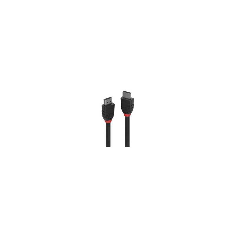 Lindy 36772 2m 8K60Hz HDMI Cable, Black Line