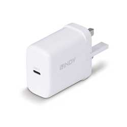 LINDY 73427 65W USB Type C GaN Charger UK Plug