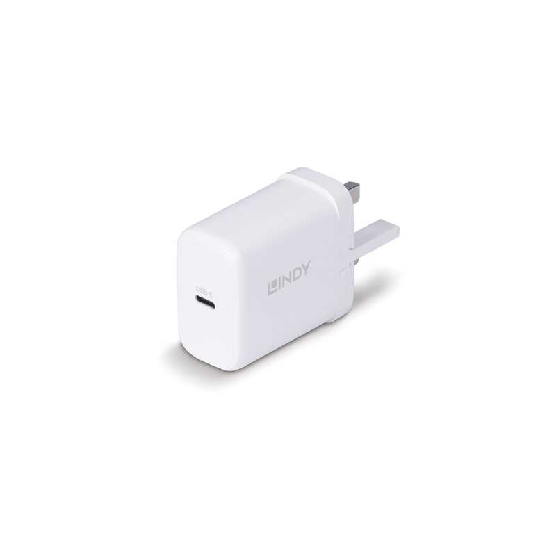 LINDY 73427 65W USB Type C GaN Charger UK Plug