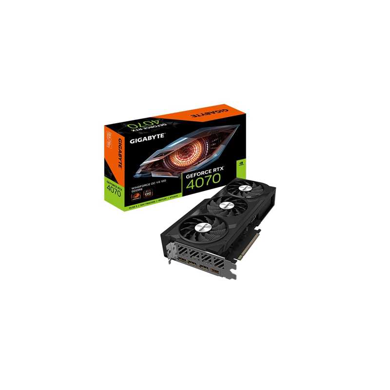 Gigabyte Nvidia GeForce RTX 4070 WINDFORCE OC V2 12GB Graphics Card