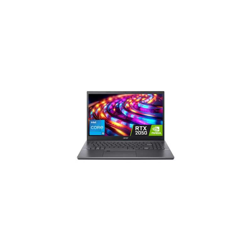 Acer Aspire 5 AN515-57G Gaming Laptop, 15.6 Inch FHD Screen, Intel Core i5-1235U 12th Gen Processor, NVIDIA GeForce RTX 2050, 8G