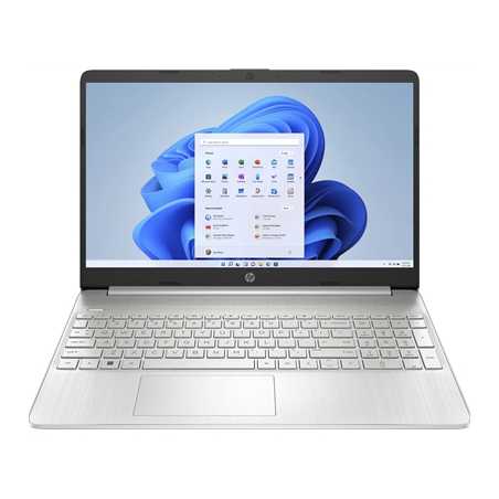 HP 15s-fq5020na Laptop, 15.6 Inch Full HD 1080p Screen, Intel Core i3-1215U 12th Gen, 4GB RAM, 128GB SSD, Windows 11 Home S