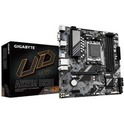 Gigabyte A620M DS3H Ultra Durable AMD AM5 Socket Motherboard, Micro-ATX, 4x DDR5 Slots, 1x M.2 Socket, 1x USB-C Port, GbE LAN, 1