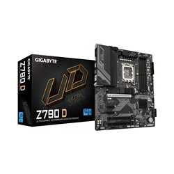 Gigabyte Z790 D Ultra Durable Intel 1700 Socket Motherboard, ATX, 4x DDR5 Slots, 3x M.2 Sockets, 2x USB-C Port, 2.5GbE LAN, 1x D