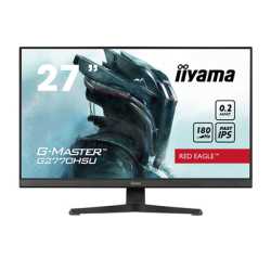 iiyama G-Master GB2770HSU-B6 Red Eagle 27 Inch Monitor Gaming Monitor, Black, Ultra Slim Bezel, Fast IPS IGZO, 180Hz, 0.2ms, Fre