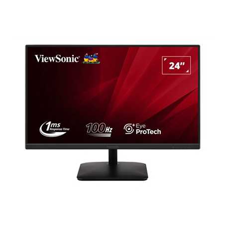 Viewsonic VA2408-MHDB 24 Inch IPS Monitor, Full HD, 100Hz, 1ms, USB Hub, VGA, HDMI, Displayport, VESA, Speakers