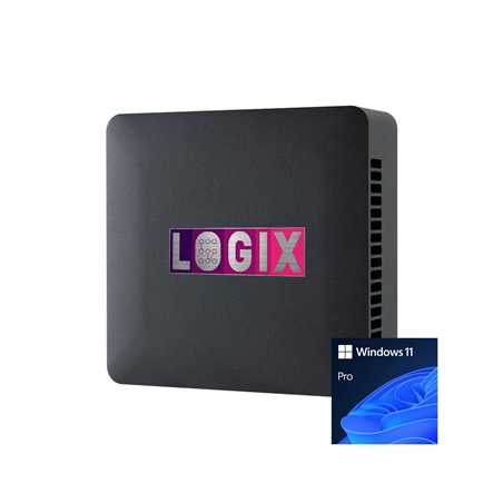 LOGIX Intel Core i5-1335U 4.6GHz 10 Core CPU, 1 x DDR4 16GB SO-DIMM, 500GB Kingston NVMe, Wireless AX & Bluetooth 5.2 Windows 11