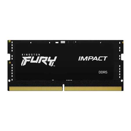 Kingston Fury Impact PnP 16GB 5600MT/s DDR5 CL40 SODIMM Notebook Gaming Memory Single Module