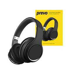 Prevo A6-ANC Active Noise Cancelling (ANC) Wireless Headphones with Bluetooth 5.4, True Wireless Stereo (TWS) Sound, Automatic P