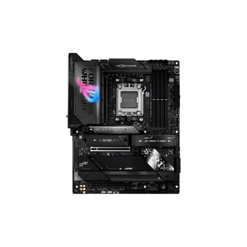 Asus ROG STRIX X870E-E GAMING WIFI, AMD X870E, AM5, ATX, 4 DDR5, HDMI, 2 USB4, Wi-Fi 7, 5G LAN, PD 30W, RGB, 5x M.2