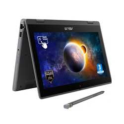 ASUS Flip BR1100F-CS81XA-3Y Laptop, 11.6 Inch Touch Screen, Intel Celeron N4500 Processor, 8GB RAM, 128GB SSD, Windows 11 Pro Ac