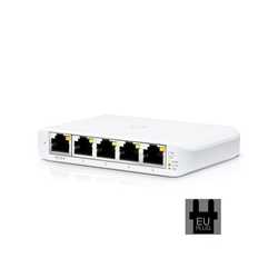 Ubiquiti USW-FLEX-MINI UniFi USW Flex Mini 5 Port Smart Managed POE/USB C Powered Gigabit Network Switch (EU Plug)