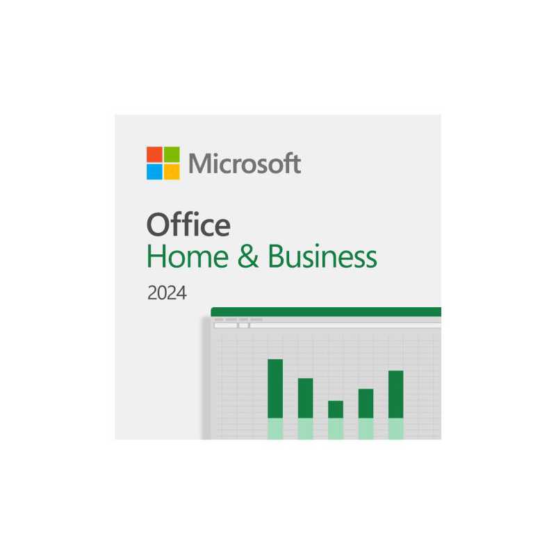 Microsoft Office 2024 Home & Business, Retail, 1 Licence, Windows/MacOS, Medialess