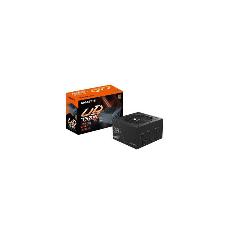 Gigabyte UD750GM PG5,750W, Fully Modular, 80 Plus Gold Certified, PCIe Gen 5 & Intel ATX 3.0 Ready, Ultra Durable with Smart Hyd