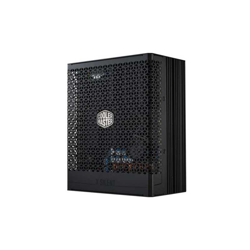 Cooler Master 1100W X Silent Edge Platinum 230V ATX 3.1 Fanless PSU, Fully Modular, Digital Monitor, PCIe 5.1, 80+ Platinum