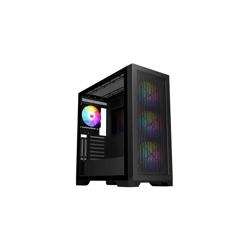 CRONUS Phanes Gaming PC Case, Mid Tower with Tempered Glass, ARGB Lighting, Enhanced Connectivity, and Superior Airflow, ATX, Mi