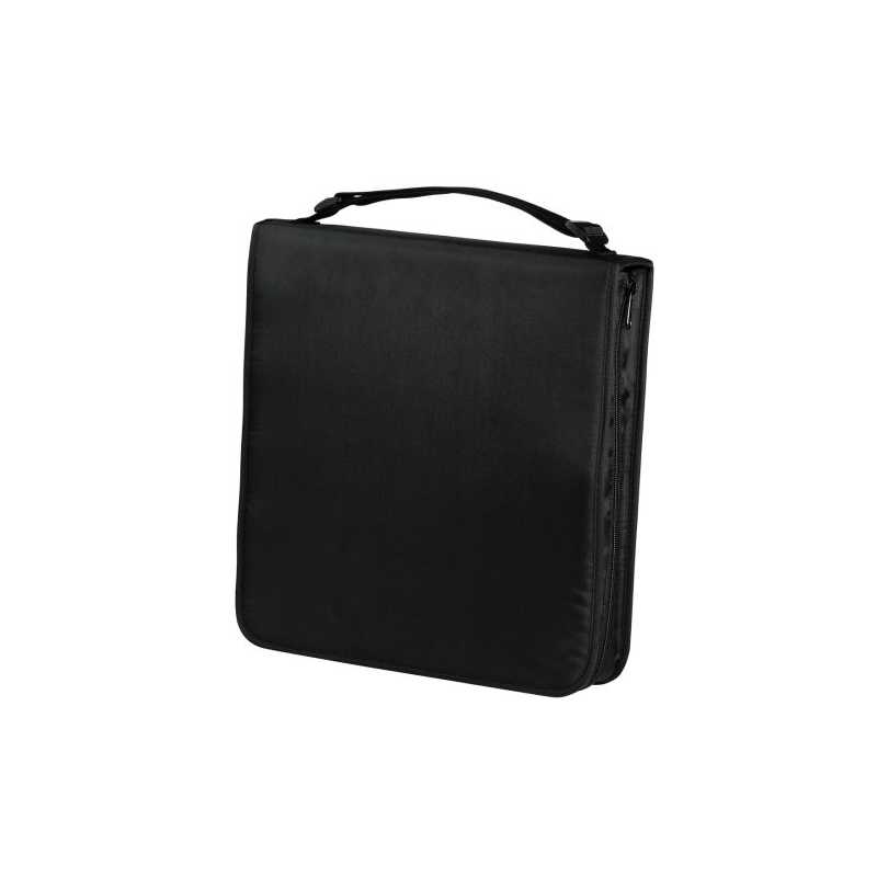 Hama CD/DVD/Blu-Ray Disc Wallet, Up to 160 Discs, Black