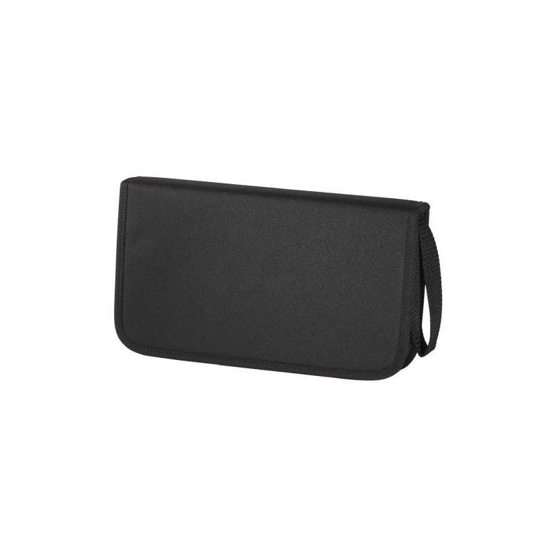 Hama CD/DVD/Blu-Ray Disc Wallet, Up to 64 Discs, Black