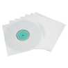 Hama LP Inner Sleeves x10, White w/ Transparent Window