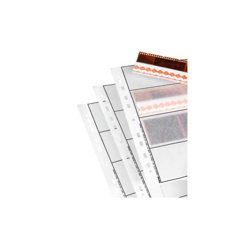 Hama Negative Sleeves, Glassine, 4 Strips of 3 Negatives, 6x6 cm, 25 pcs