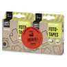 Hama Photo Tape Dispenser, Double Pack (2x 500 Tapes), Self-Adhesive